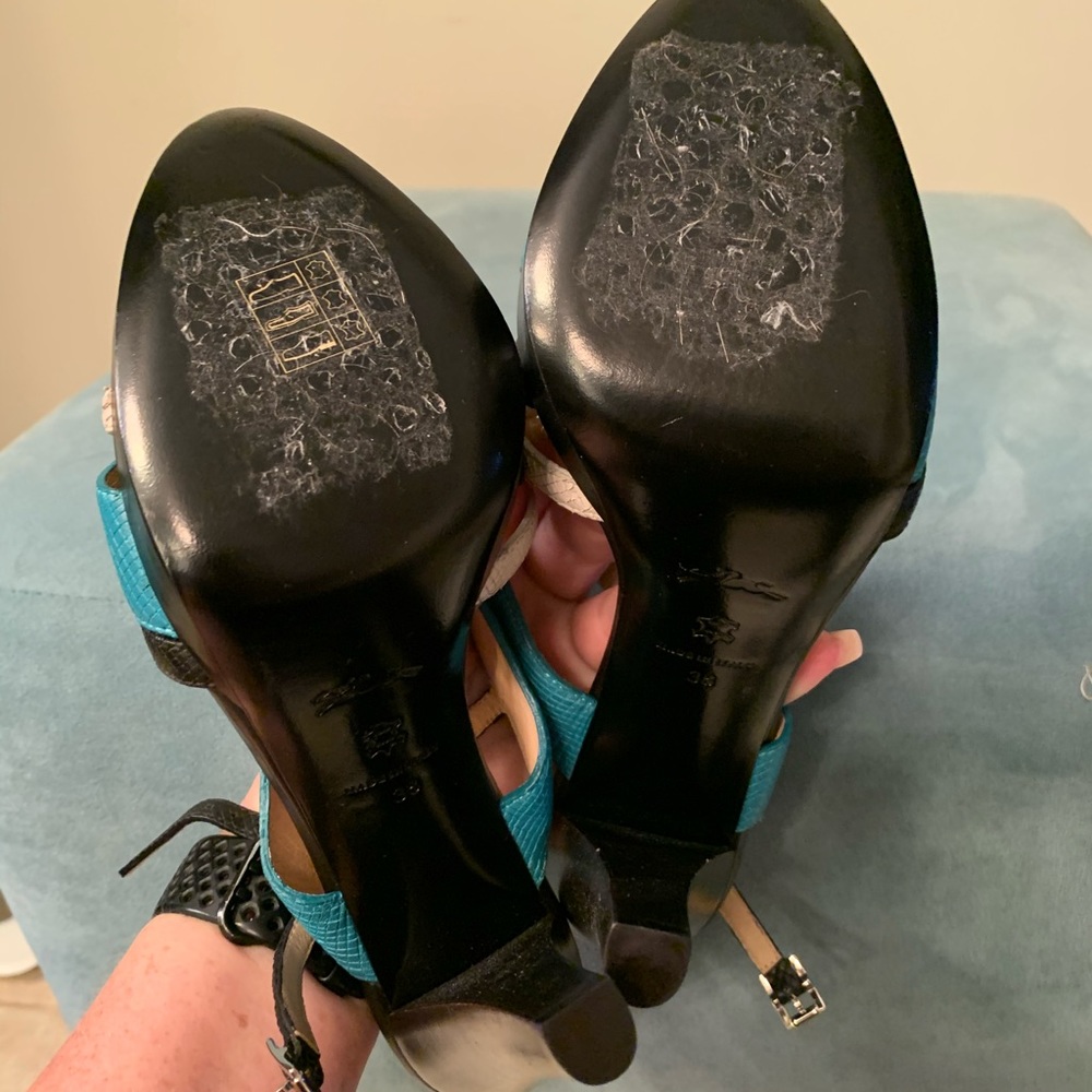 Longchamp Heeled Sandals NWT - Picture 4 of 6